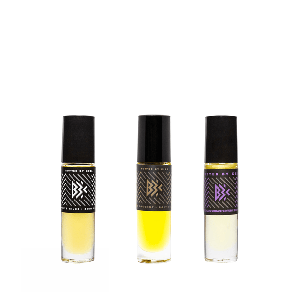 butterbykeba.com Perfume & Cologne Spiced Wood & Musk Perfume Oil Trio Set Trio Set Roll-on Perfume Oils | Woods  860010175804